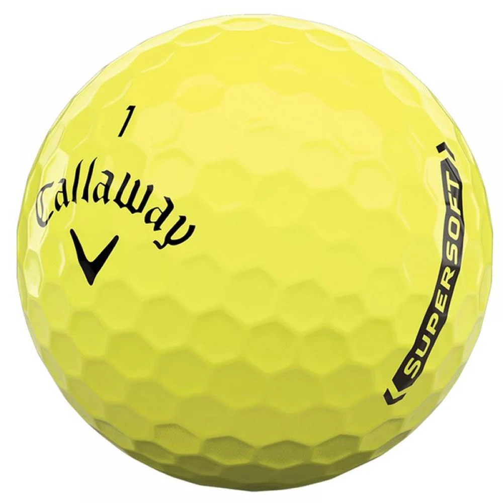 Callaway Supersoft 2022 Golf Balls (Yellow) 4 Callaway Supersoft 2022 Golf Balls (Yellow) - Image 2