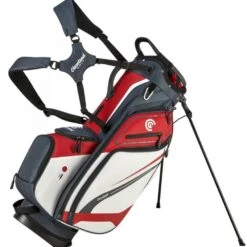 Cleveland Saturday 14 Way Stand Bag Charcoal/Red 2022