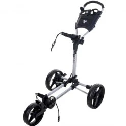 Fastfold Slim Golf Cart Trolley Silver/Black