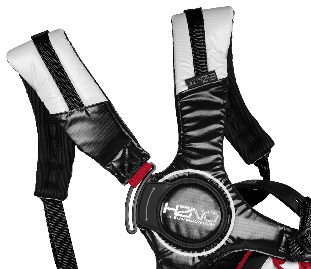 Sun Mountain H2no Lite 2022 Stand Bag White/Black/Red 5 Sun Mountain H2no Lite 2022 Stand Bag White/Black/Red - Image 3