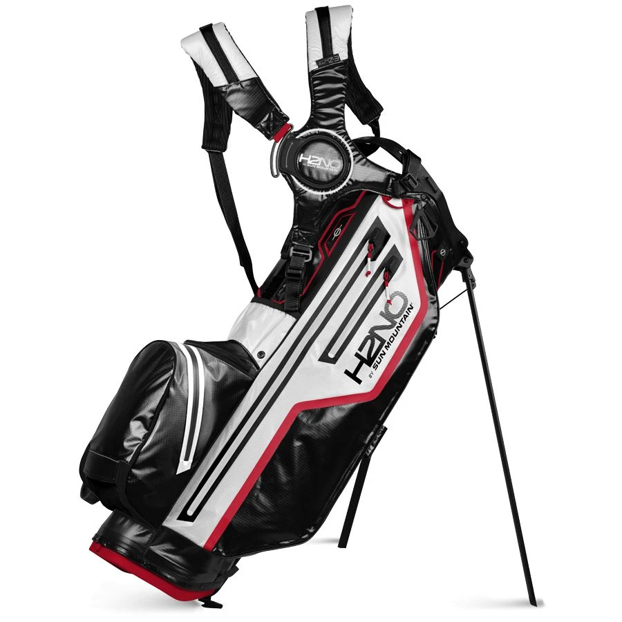 Sun Mountain H2no Lite 2022 Stand Bag White/Black/Red 3 Sun Mountain H2no Lite 2022 Stand Bag White/Black/Red