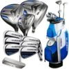 Cobra Fly XL Golf 11 Piece Package Set Steel Irons (Cart Bag) -Hot Sale Golf Store macm59w