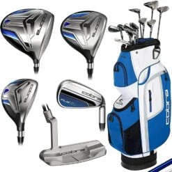Cobra Fly XL Golf 11 Piece Package Set Graphite Irons (Cart Bag) -Hot Sale Golf Store macm59ws2