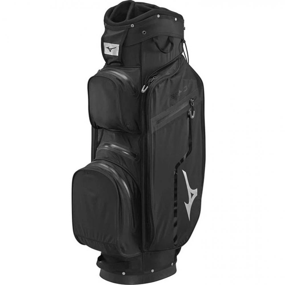 Mizuno BR-Dri Waterproof Cart Bag Black 3 Mizuno BR-Dri Waterproof Cart Bag Black