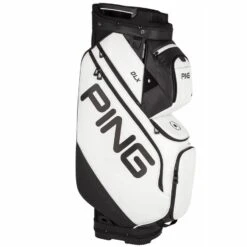 PING DLX (14 Way) Cart Trolley Bag (White/Black)