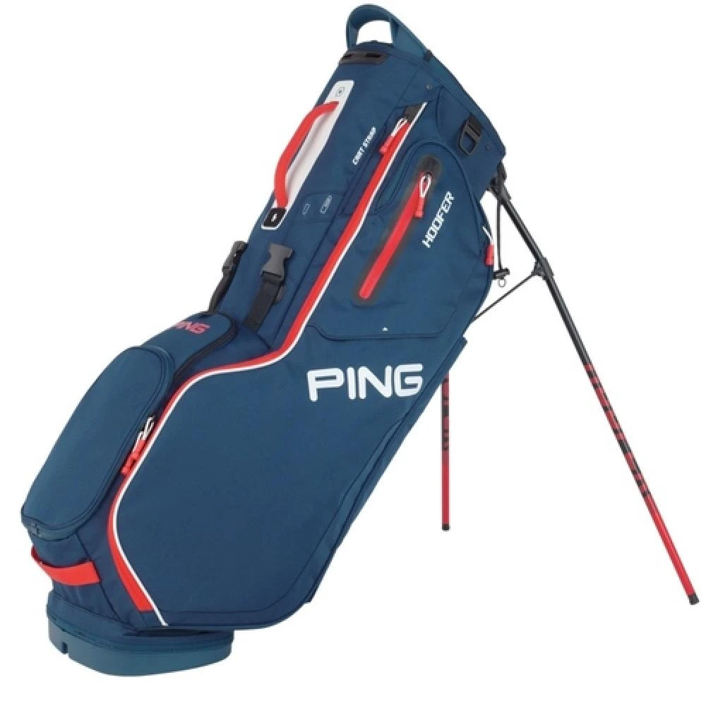 PING Hoofer Carry Stand Bag (Navy/Scarlet) 3 PING Hoofer Carry Stand Bag (Navy/Scarlet)
