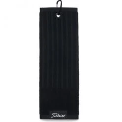 Titleist Trifold Cart Towel (Black)