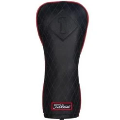 Titleist Leather Driver Head Cover Jet Black