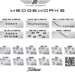 Titleist (Personalised) Wedgeworks Vokey SM9 Brushed Steel Wedge -Hot Sale Golf Store titsm6sgp1