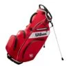 Wilson Exo Dry Waterproof Stand Bag Red WG4003901 -Hot Sale Golf Store wgb4320BRD